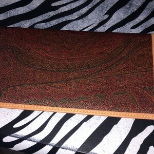 Etro wallet with Tan Trim